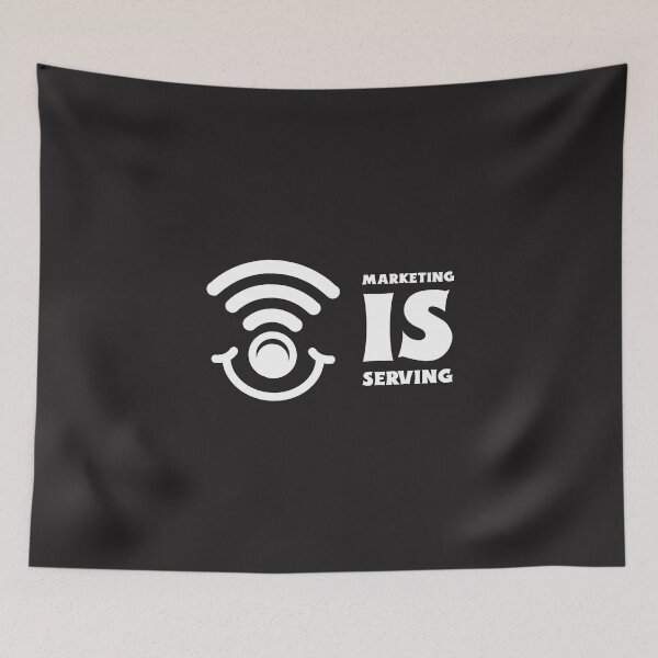 Item preview, Marketing Is Serving designed and sold by Salimah Haji.