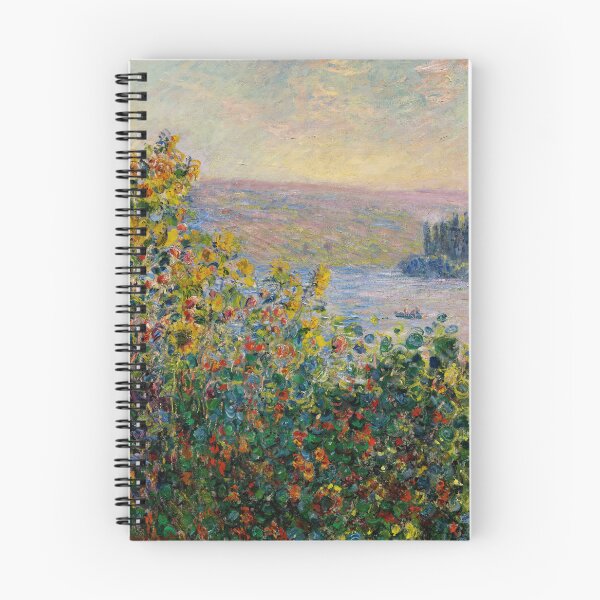 Item preview, Flower Beds at Vétheuil by Claude Monet designed and sold by AestheticsXarts.