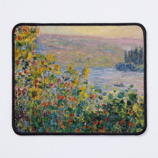 Item preview, Flower Beds at Vétheuil by Claude Monet designed and sold by AestheticsXarts.