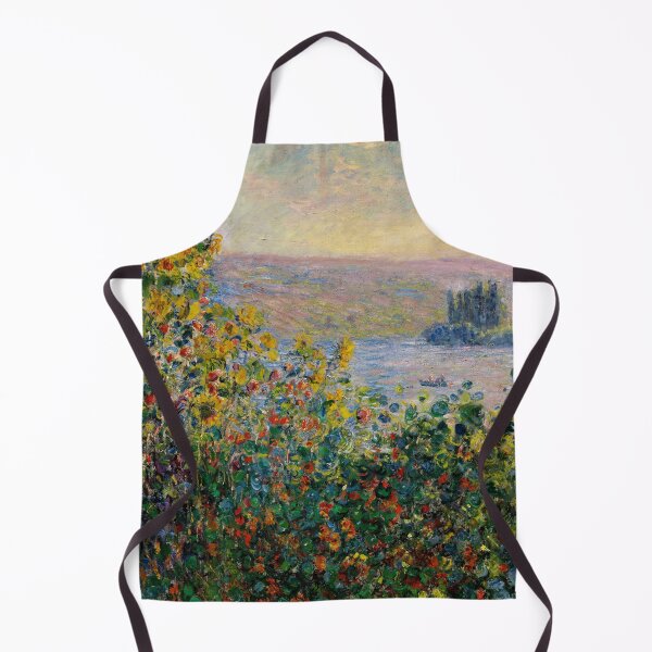 Item preview, Flower Beds at Vétheuil by Claude Monet designed and sold by AestheticsXarts.