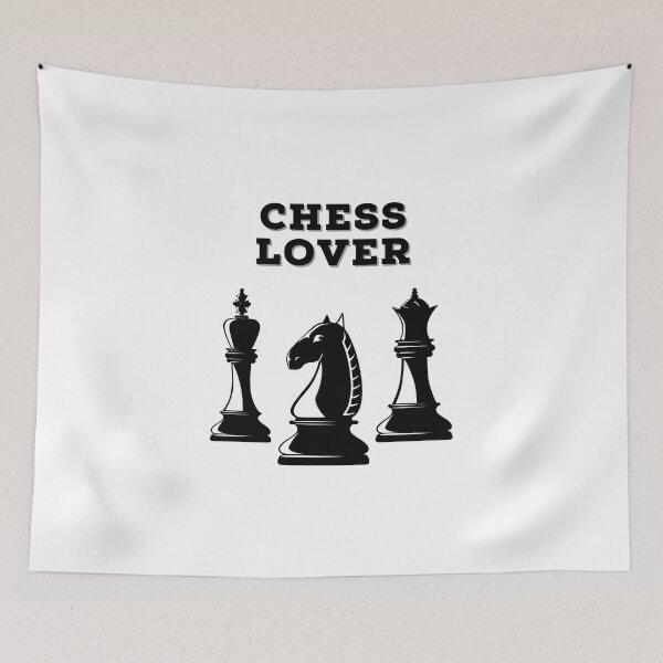 Item preview, Chess lover black on white designed and sold by Quotes-and-plus.