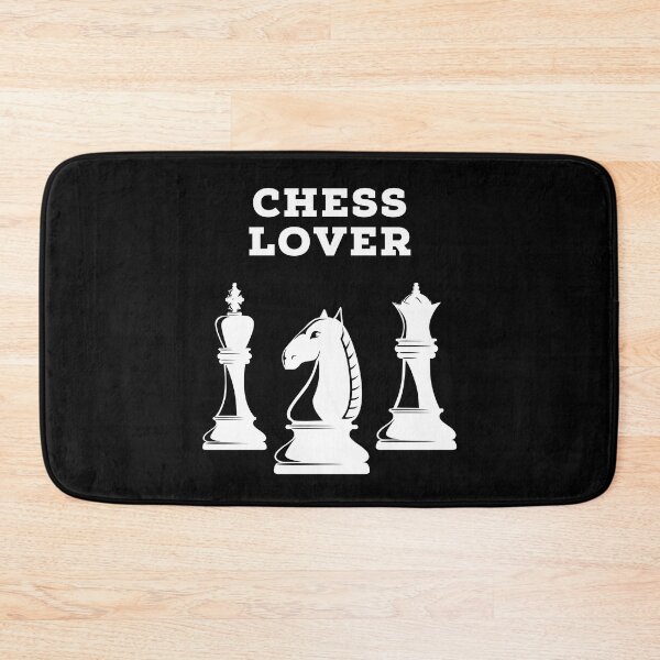 Item preview, Chess lover white on black designed and sold by Quotes-and-plus.