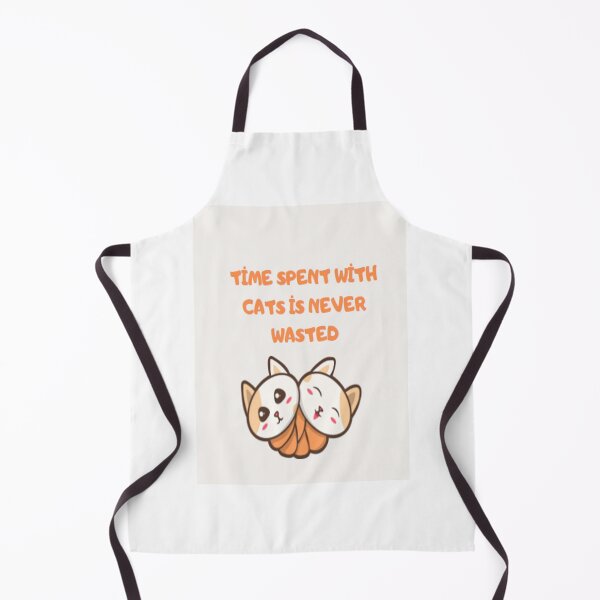 Item preview, Time spent with cats is never wasted designed and sold by adesignersworld.