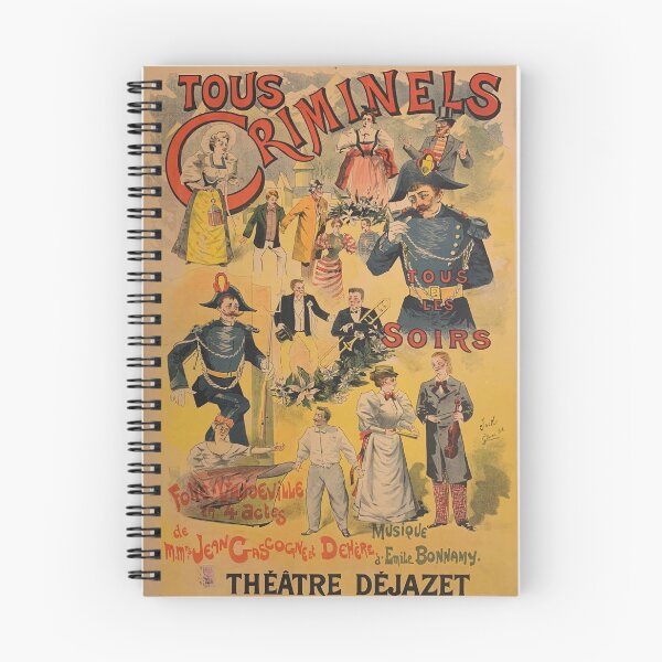 Item preview, Tous Criminels Vaudville - Vintage Art designed and sold by RickE.