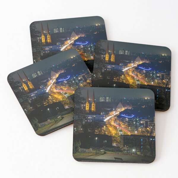 Item preview, Bielefeld at night from the Johannisberg designed and sold by OskiOnTour.
