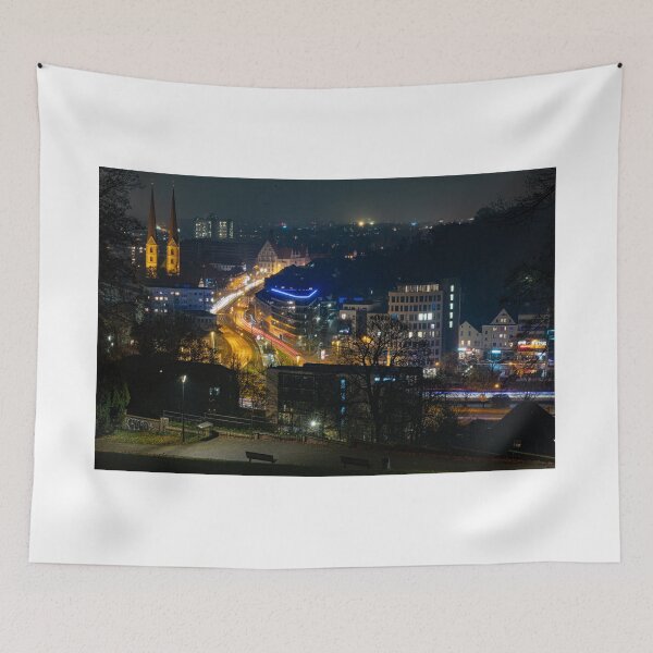 Item preview, Bielefeld at night from the Johannisberg designed and sold by OskiOnTour.