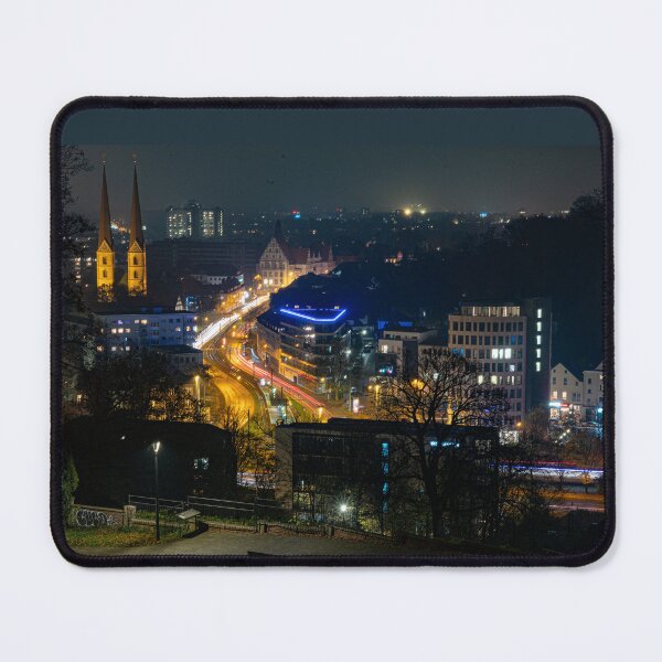 Item preview, Bielefeld at night from the Johannisberg designed and sold by OskiOnTour.