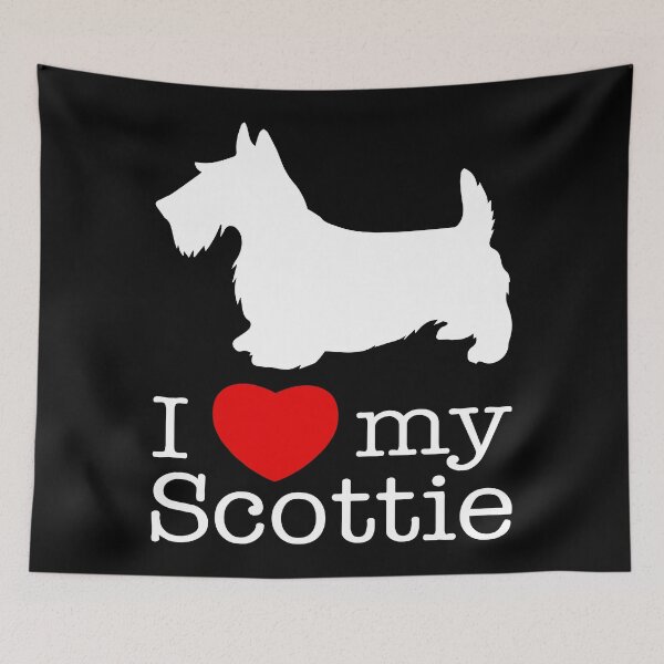 Item preview, I Love My Scottie - Scottish Terrier Dog designed and sold by Marc Scott-Parkin.