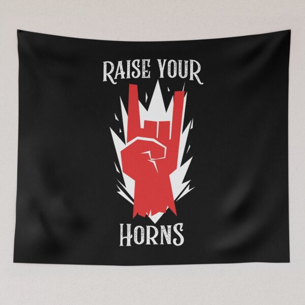 Item preview, Heavy Metal, Raise Your Horns Heavy Metal Rocker designed and sold by tiseryune.