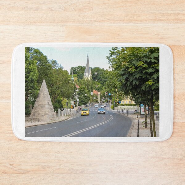 Item preview, The Zios Pyramid on Zoisova Cesta road, with St. James Curch in the background designed and sold by SnapTPhotograph.