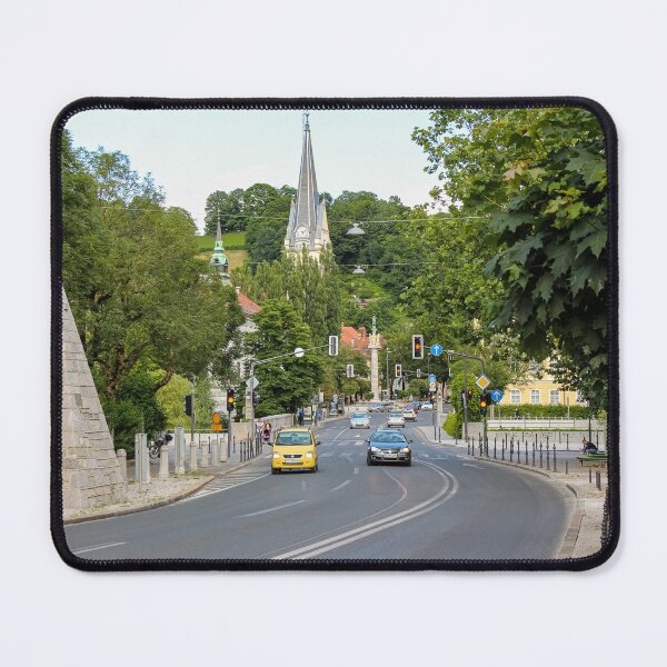 Item preview, The Zios Pyramid on Zoisova Cesta road, with St. James Curch in the background designed and sold by SnapTPhotograph.