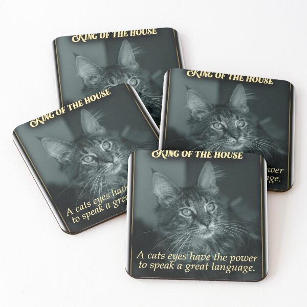 Item preview, Cats quotes - A cats eyes have the power to speak a great language. designed and sold by FluffyPet.