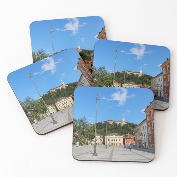 Item preview, The park at Congress Square in the center of Ljubljana on a summers day designed and sold by SnapTPhotograph.