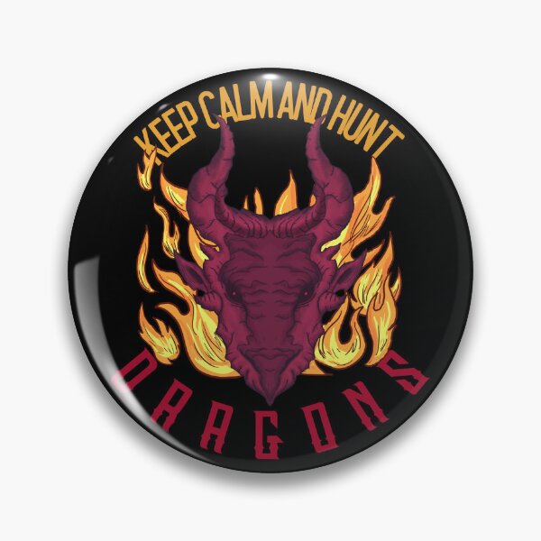 Item preview, Keep Calm And Hunt Dragons designed and sold by SwordsAndCharms.