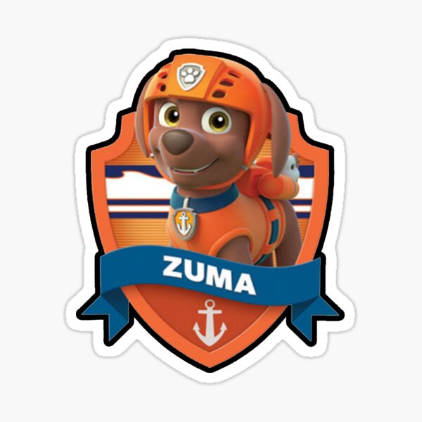 PAW Patrol Zuma Sticker for Sale by VlajkoArtist