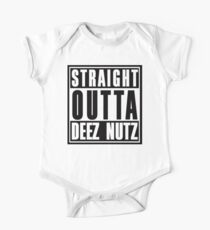 Body de manga corta Straight Outta Deez Nuts