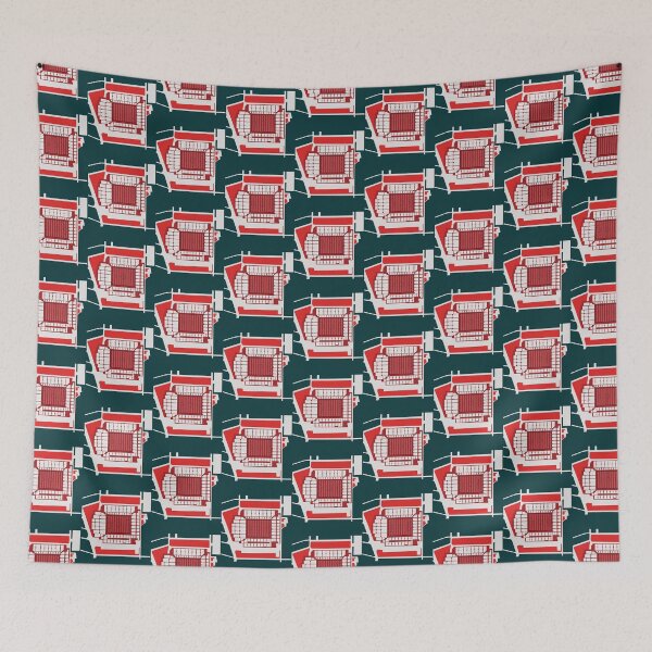 Artikelvorschau, Liverpool Anfield Stadion, Draufsicht entworfen und verkauft von SportsssCrazy.