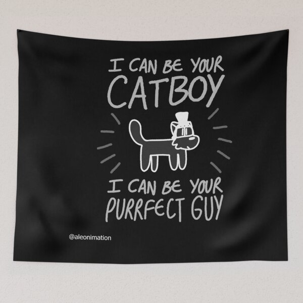 Item preview, I Can Be Your Catboy (White) Classic designed and sold by Staugustean.