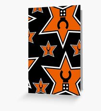 Customize My Minifig Star Logo Greeting Card