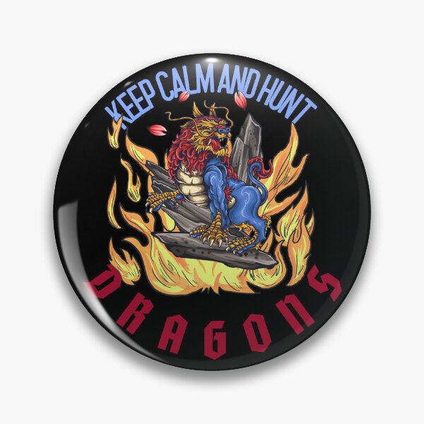 Item preview, Keep Calm And Hunt Dragons designed and sold by SwordsAndCharms.