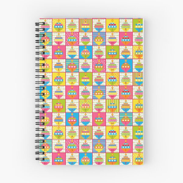 Item preview, "Birthday Wishes" multi coloured cupcakes squares. designed and sold by SandraPDesigns.