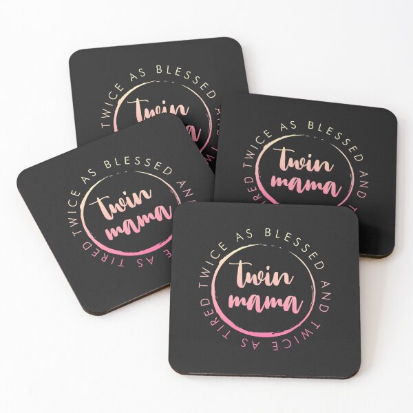Item preview, Twin Mama Twice as Blessed and Twice as Tired Funny Twin Mom designed and sold by poolbar.
