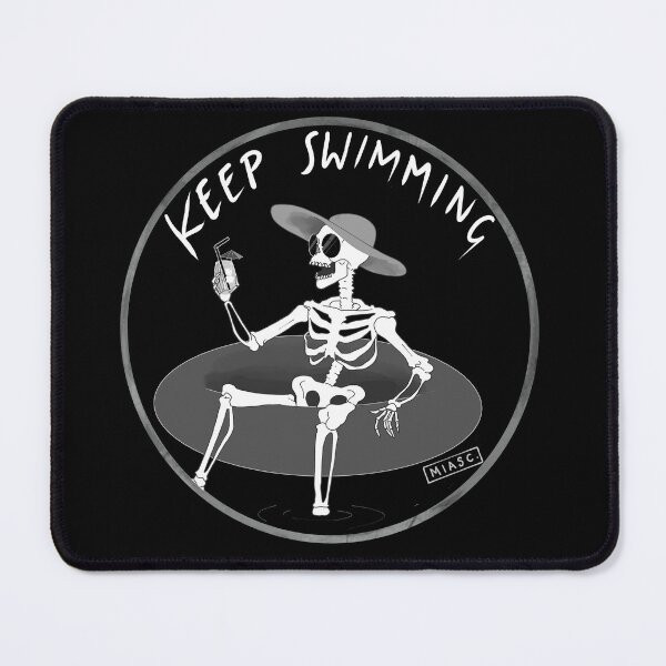 Item preview, Keep Swimming - Black & White designed and sold by mia-scellaneous.