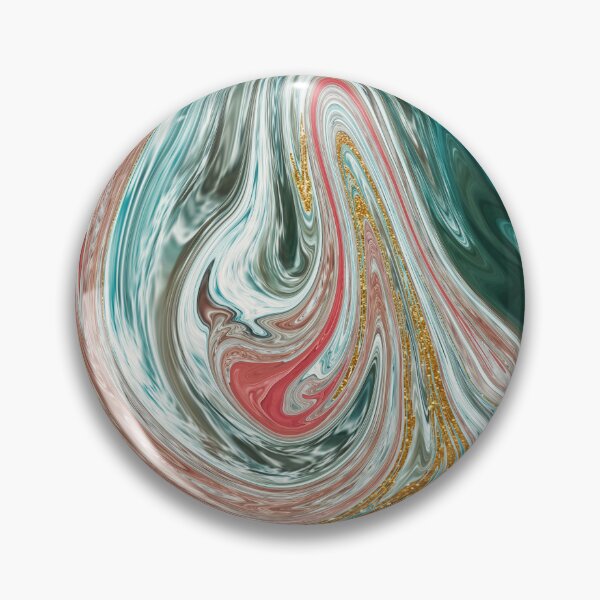 Item preview, Malachite Colorful Faux Marble with Gold Veins  designed and sold by ahlam othman.
