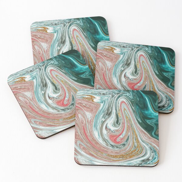Item preview, Malachite Colorful Faux Marble with Gold Veins  designed and sold by ahlam othman.