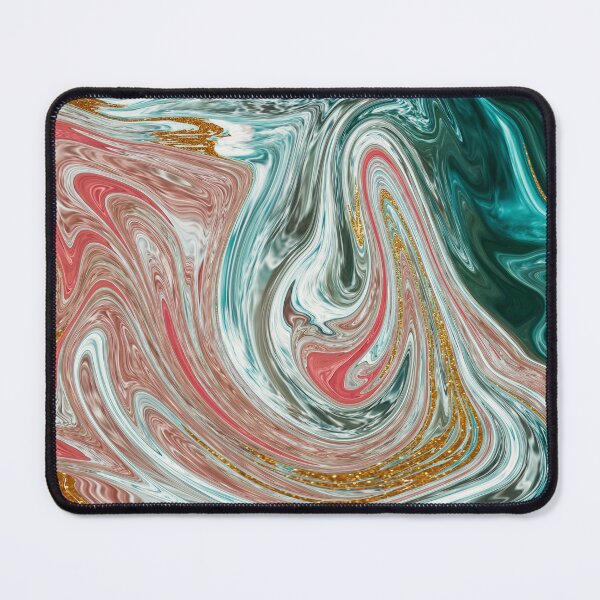Item preview, Malachite Colorful Faux Marble with Gold Veins designed and sold by ahlam othman.