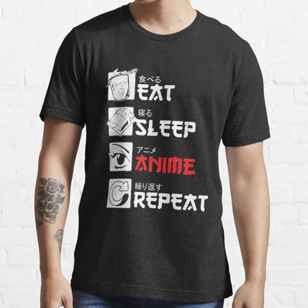 Eat Sleep Anime Memes Repeat Gift' Women's T-Shirt