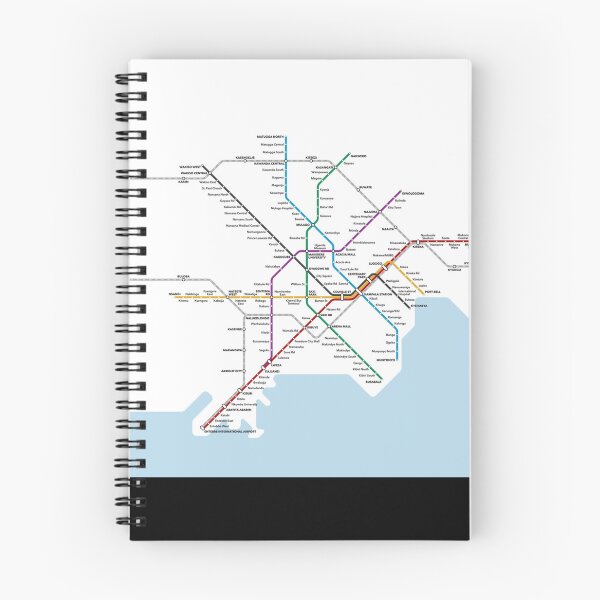 Item preview, Kampala Fantasy Metro Map Classic designed and sold by Staugustean.