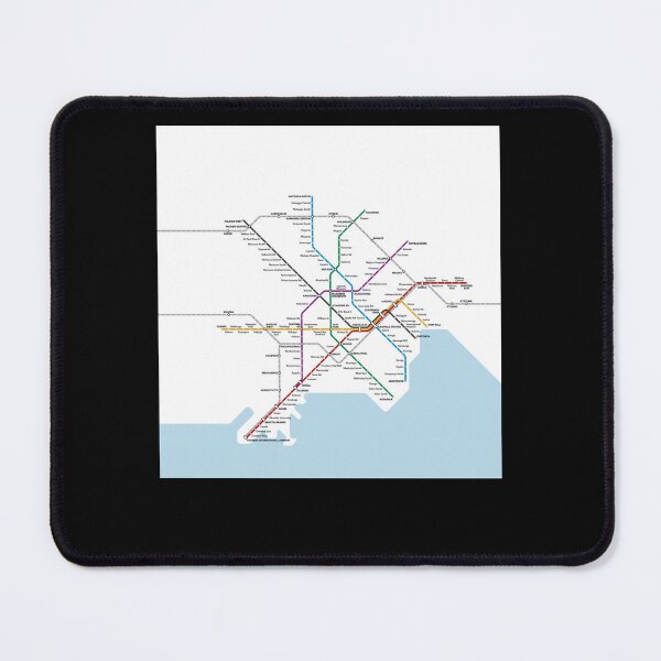 Item preview, Kampala Fantasy Metro Map Classic designed and sold by Staugustean.
