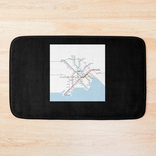 Item preview, Kampala Fantasy Metro Map Classic designed and sold by Staugustean.