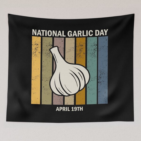 Item preview, National Garlic Day designed and sold by ValentinaHramov.