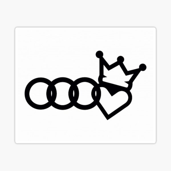 Love Audi Sticker for Sale by Stawowy1985