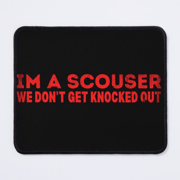 Item preview, IM A SCOUSER WE DON'T GET KNOCKED OUT designed and sold by diip.