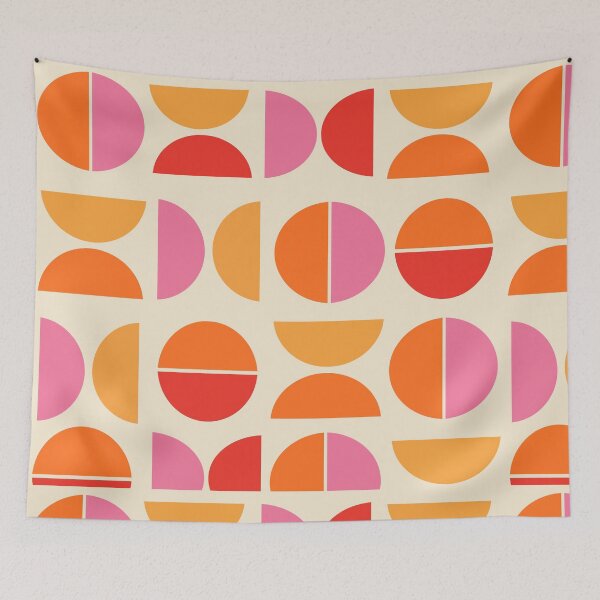 Item preview, 70s circels pattern  designed and sold by Northendesigns.