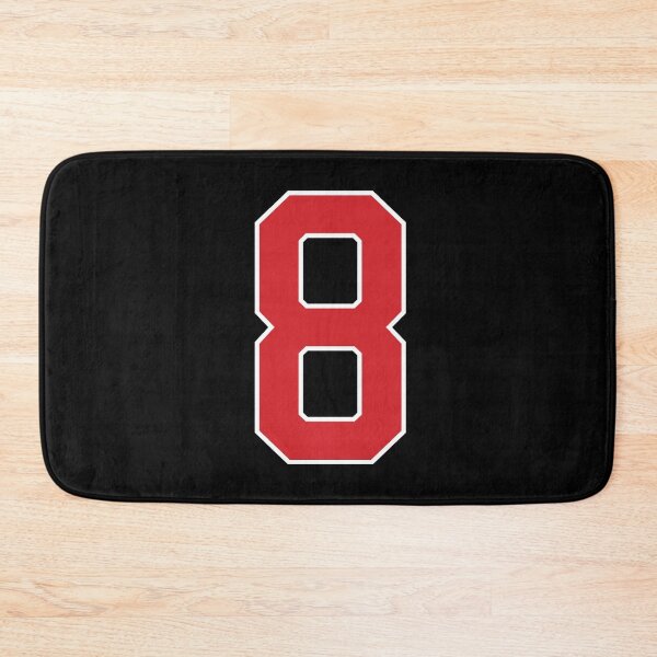 Item preview, Sports Number 8, red black color lucky sport eight designed and sold by ArtIsParty.