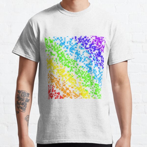 Gay Pride Sparkly Rainbow Flag Classic T-Shirt