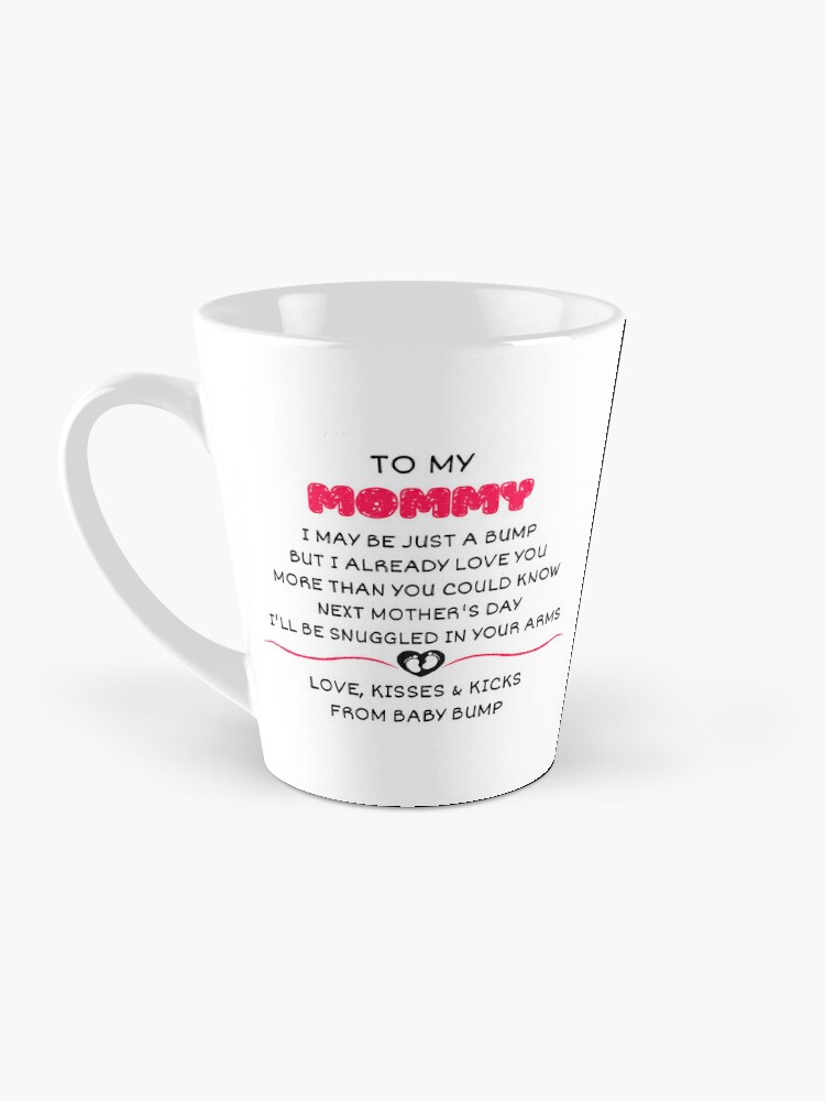 First Mother's Day Mug for Mom to Be, Cute New Mom 1st Mother's Day Gift,  Expected Mother, Pregnant Mom Mug from The Bump Coffee Mug for Sale by  May15Cz