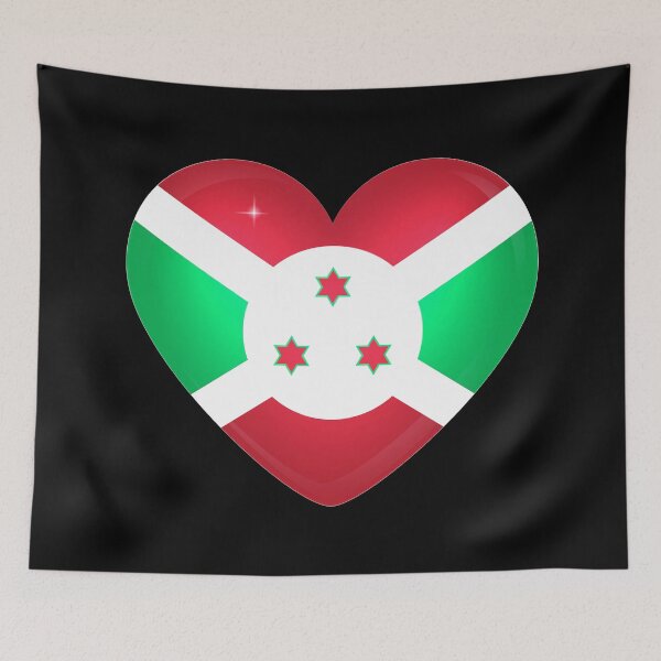 Item preview, My heart is in Burundi, Love Burundi designed and sold by ArtIsParty.
