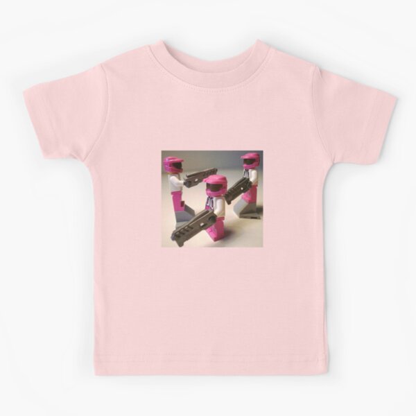 Halo Wars Pink Spartan Soldier Custom Minifig Kids T-Shirt