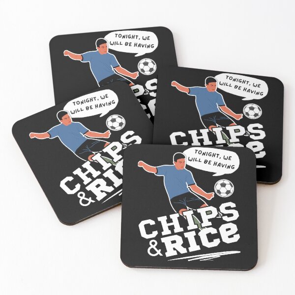 Item preview, Tonight We Will Be Having Chips And Rice Football Soccer designed and sold by 133DandC.