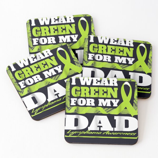Item preview, I Wear Green For My Dad Lymphoma Cancer Awareness designed and sold by DeannaMarks.