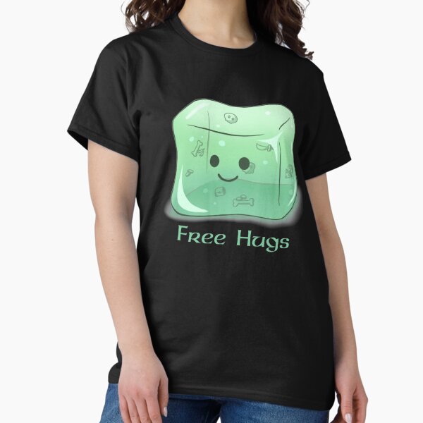 Item preview, Gelatinous Cube Free Hugs   designed and sold by SomeTeeShirtsF.