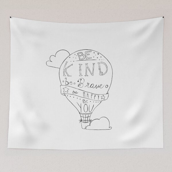 Item preview, Be Kind Be Brave Be Happy Be You designed and sold by LilyTreeArt.