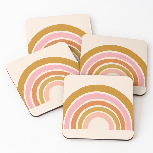 Item preview, Boho Rainbow in Blush and Terracotta designed and sold by JuneJournal.