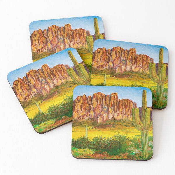Item preview, Superstition Mountain in Arizona Panorama USA designed and sold by ArinasFineArt.