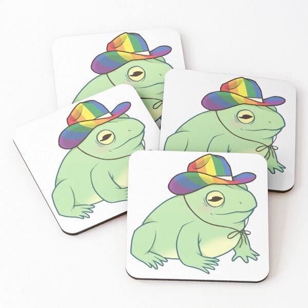Item preview, Gay Pride Cowboy Frog designed and sold by saltuurn.
